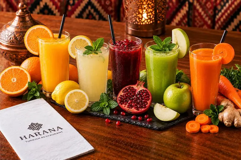 Freshly Squeezed Juices at Harana